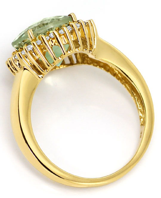Foto 3 - Diamanten-Ring Toll Funkelnder 3,6ct Farbstein Gelbgold, S3020